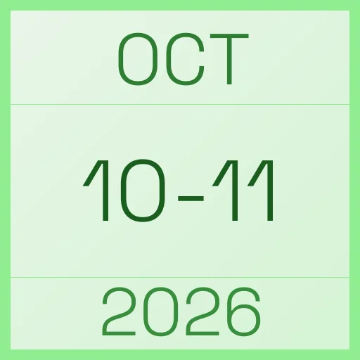 10 October 2026