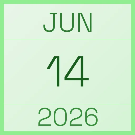 14 June 2026