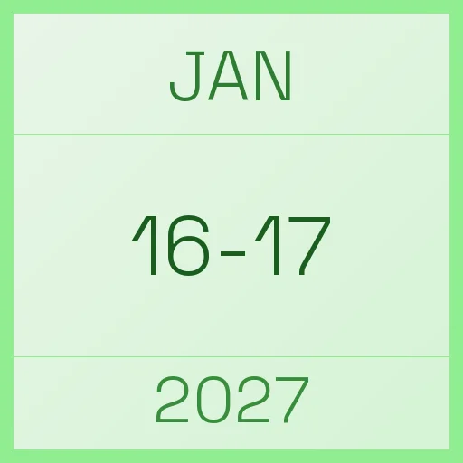 16 January 2027