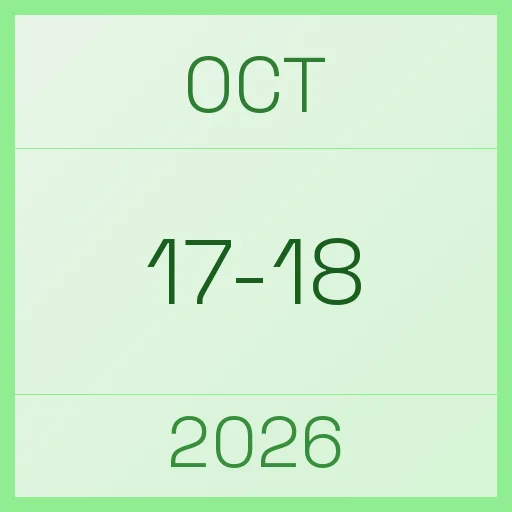 17 October 2026