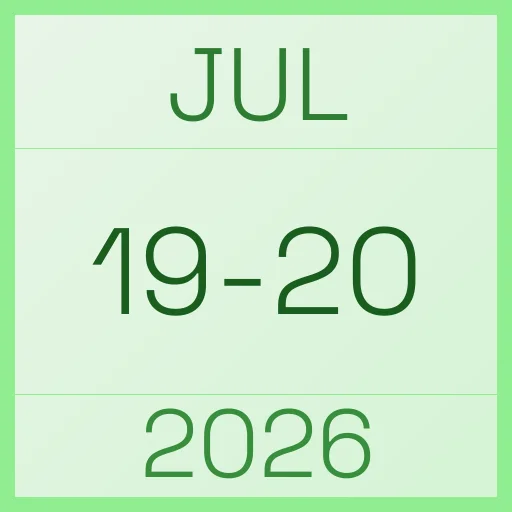 19 July 2026