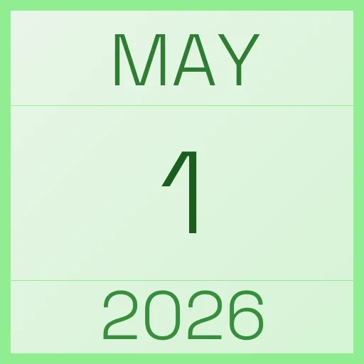  1 May 2026
