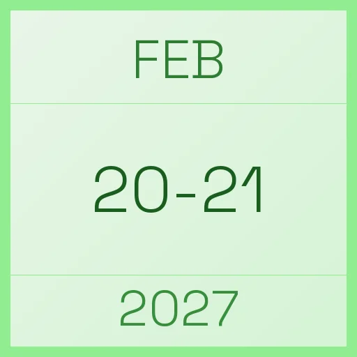 20 February 2027