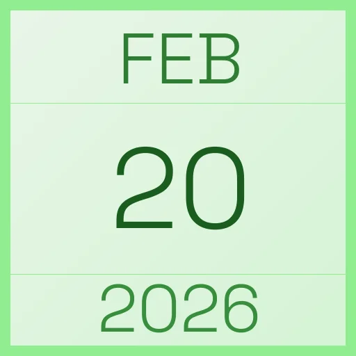 20 February 2026