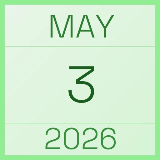  3 May 2026