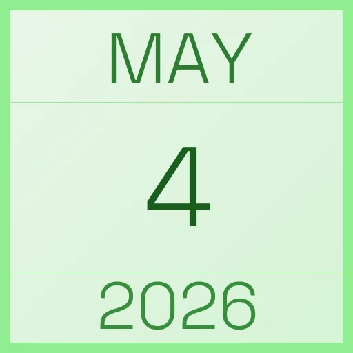  4 May 2026