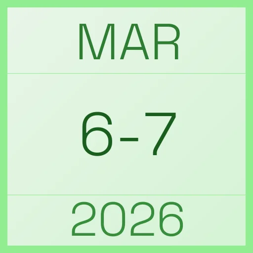  6 March 2026