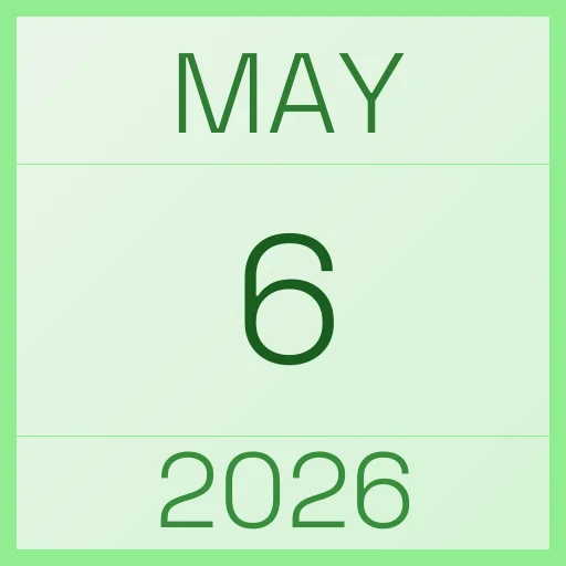  6 May 2026