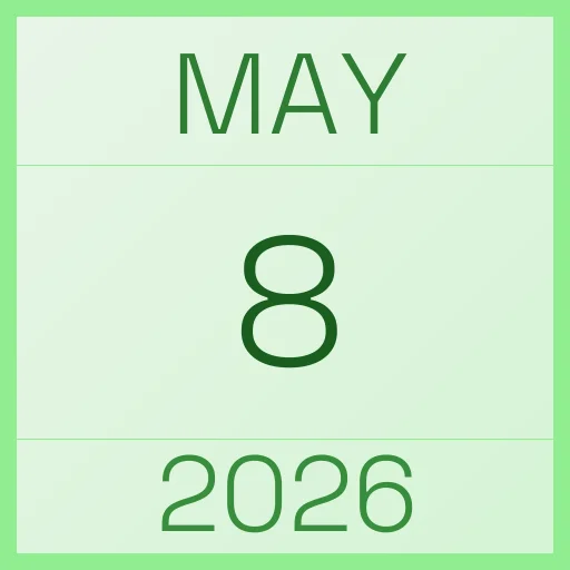  8 May 2026