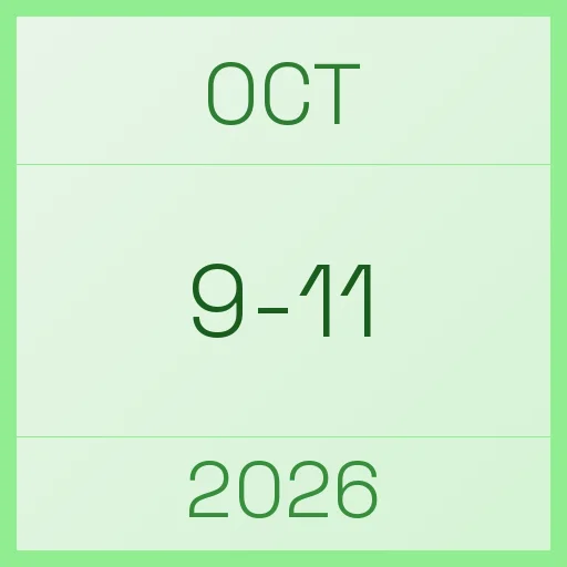  9 October 2026