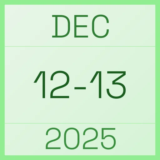 2025 Holiday Half Marathon, Dec 12–13, 2025
