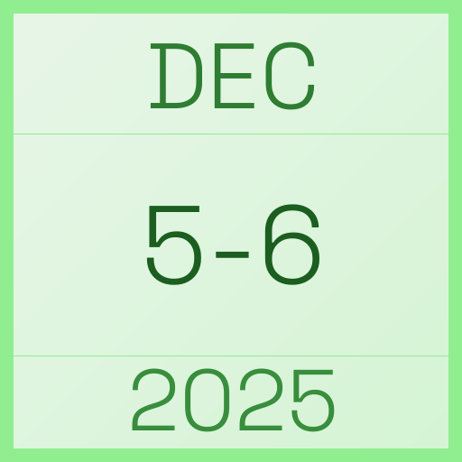 2025 Personliga Rekordens Tävling, Dec 5–6, 2025