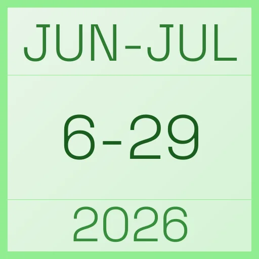 North Olympic Discovery Marathon 2026, Jun 6–Jul 29, 2026