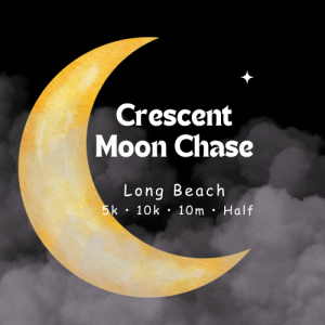 Official logo of 2026 Crescent Moon Chase - marathon event in Long Beach, United States 2026
