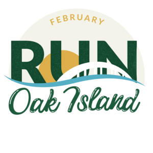 Official logo of 2026 Run Oak Island - marathon event in Oak Island, United States 2026