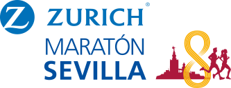 Official logo of 2026 Zurich Seville Marathon - marathon event in Seville, Spain 2026