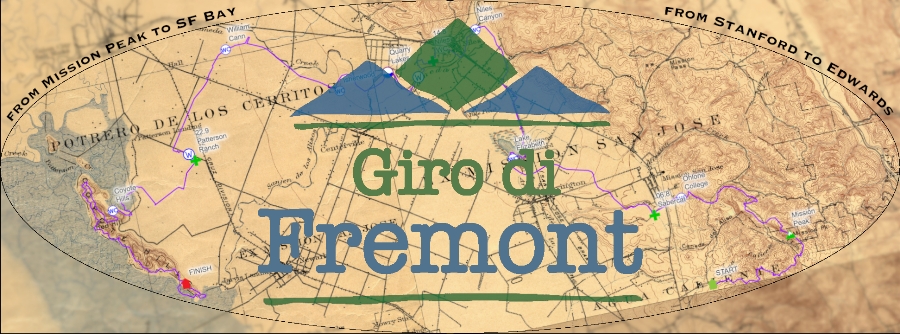 Official logo of 2026 Giro di Fremont - marathon event in Fremont, United States 2026