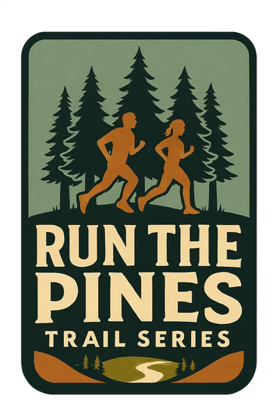 Official logo of 2026 Run The Pines - Faulkner Park - marathon event in Tyler, United States 2026