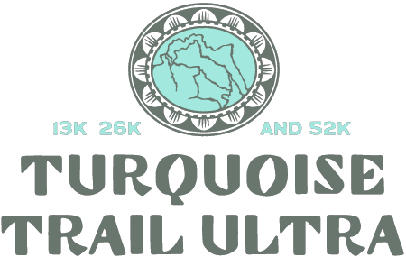 Official logo of 2026 Turquoise Trail Ultra - marathon event in Cedar Crest, United States 2026