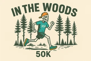 Official logo of 2026 In The Woods 30A 50K - marathon event in Santa Rosa Beach, United States 2026