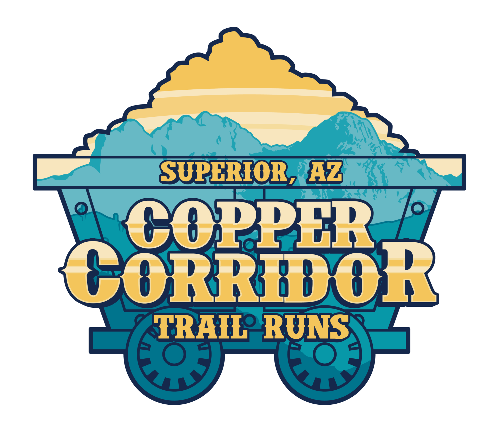 Official logo of 2026 Copper Corridor Trail Runs - marathon event in Superior, United States 2026