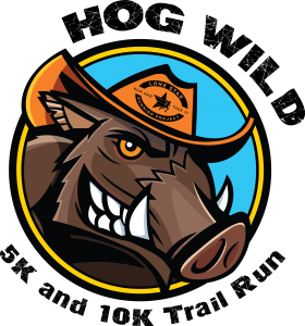 Official logo of 2026 Hog Wild 5K and 10K - marathon event in Bremond, United States 2026