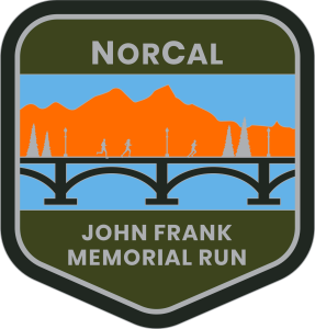 Official logo of 55th NorCal John Frank Memorial Run - marathon event in Redding, United States 2026