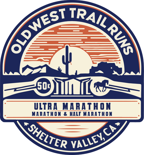 Official logo of 2026 Old West Trail Runs - marathon event in Julian, United States 2026