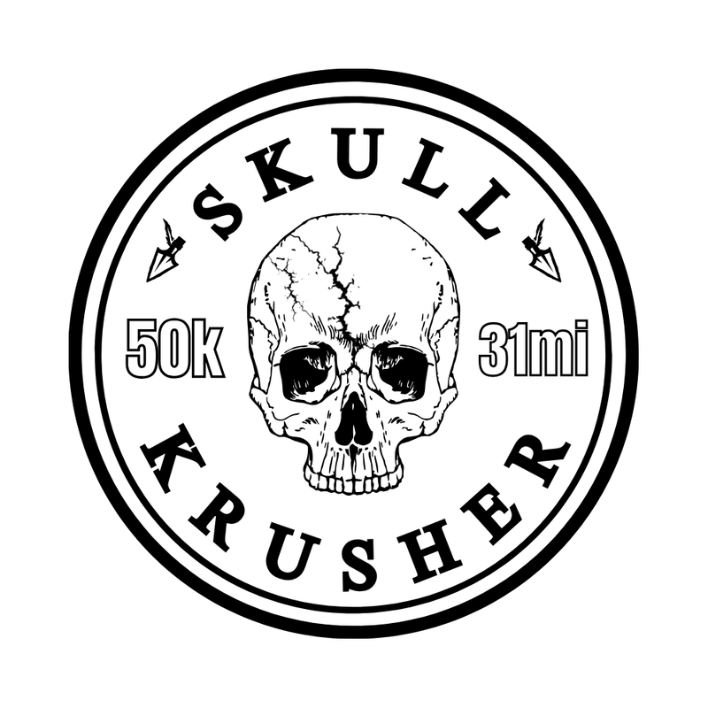 Official logo of 2026 Skull Krusher 50K - marathon event in Cave Creek, United States 2026