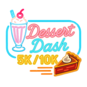 Official logo of 2026 Dessert Dash - Fort Worth - marathon event in Arlington, United States 2026