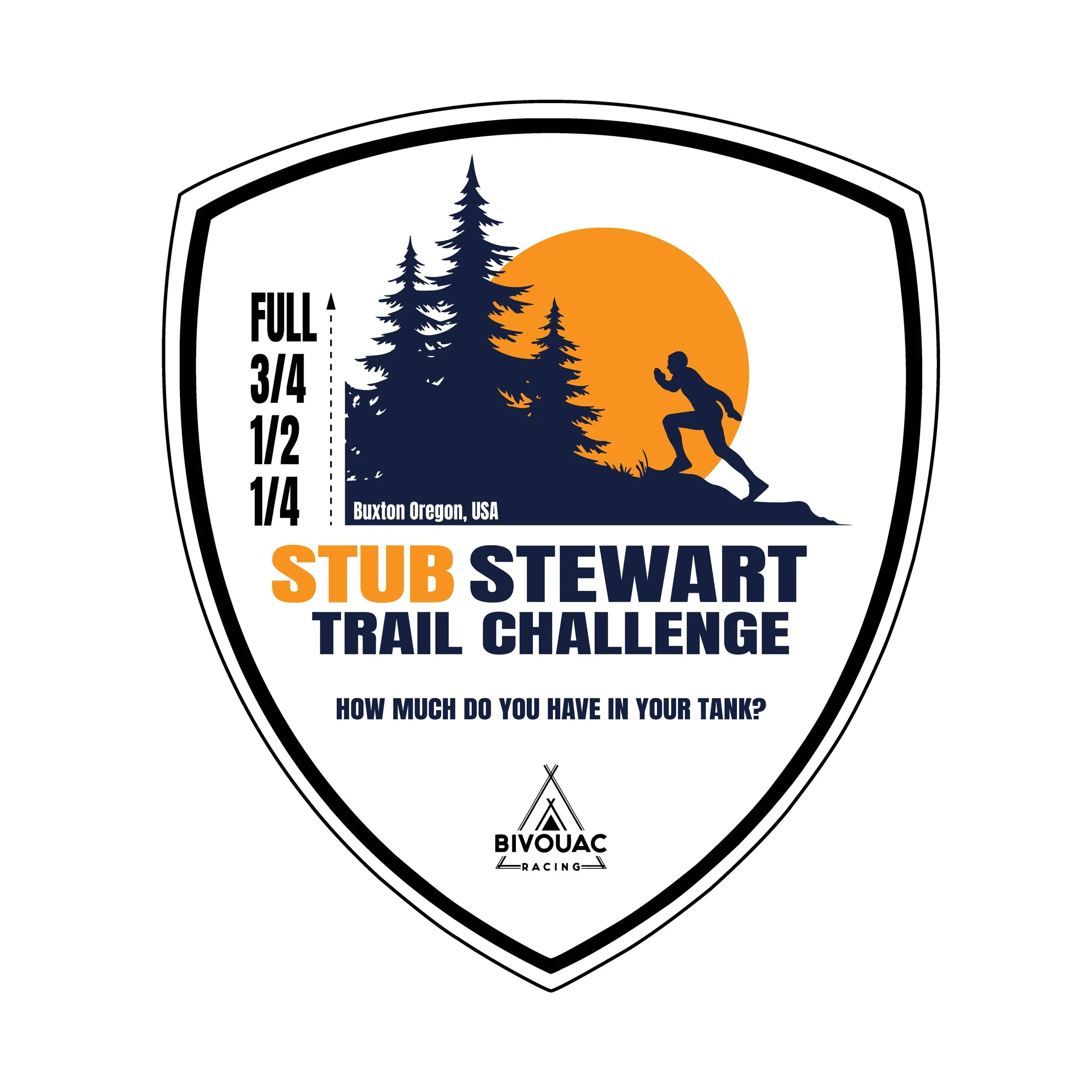 Official logo of 2026 Stub Stewart Trail Challenge - marathon event in Buxton, United States 2026