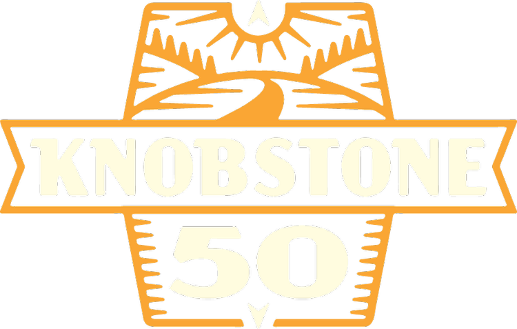 Official logo of 2026 Knobstone 50 - marathon event in Borden, United States 2026