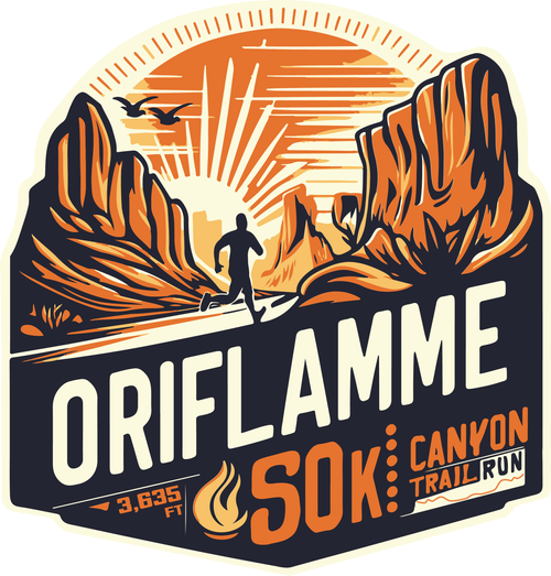 Official logo of 2026 Oriflamme - marathon event in Julian, United States 2026
