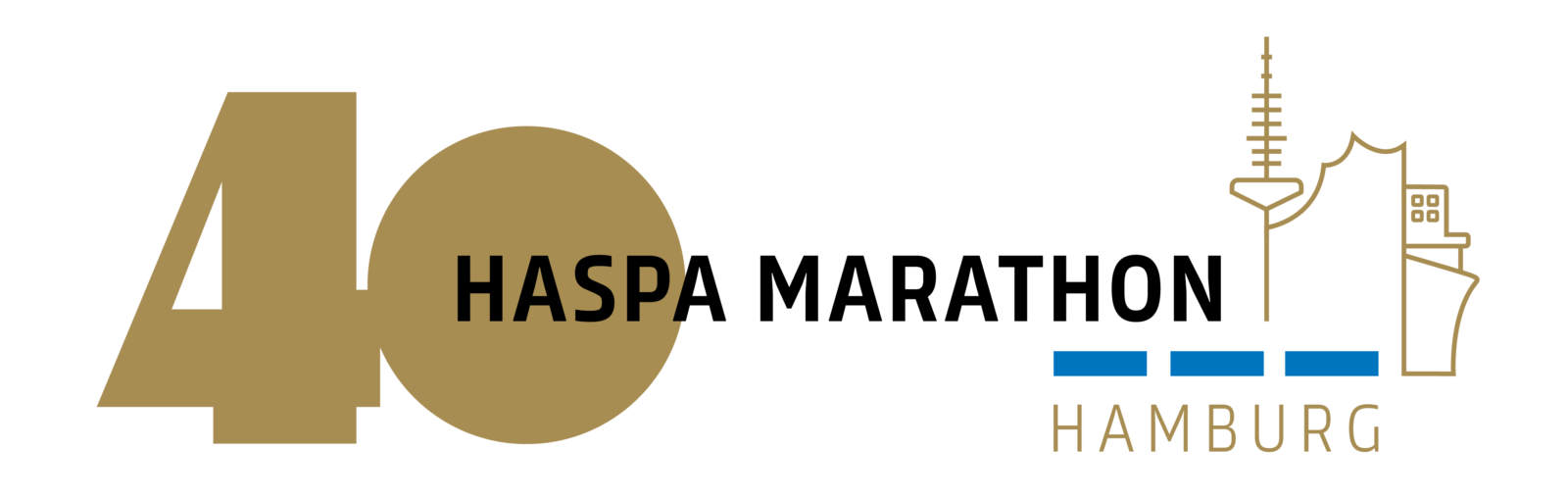 Official logo of 2026 Hamburg Marathon - marathon event in Hamburg, Germany 2026