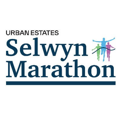Official logo of 2026 Urban Estates Selwyn Marathon - marathon event in Lincoln, New Zealand 2026