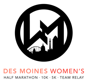 Official logo of 2026 Des Moines Women's Half Marathon - marathon event in Des Moines, United States 2026