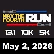 Official logo of 2026 May The Fourth Race Half Marathon - marathon event in Farmington, United States 2026