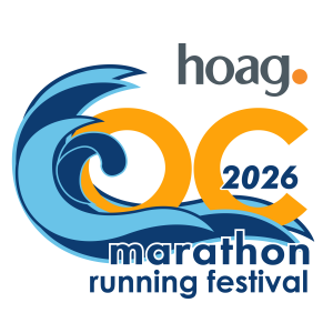 Official logo of The Hoag OC Marathon Running Festival 2026 - marathon event in Costa Mesa, United States 2026