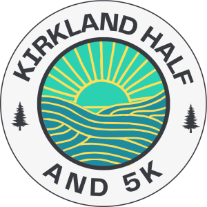 Official logo of 2026 Kirkland Half Marathon - marathon event in Kirkland, United States 2026