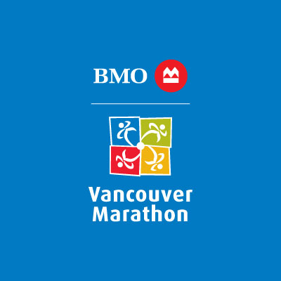 Official logo of 2026 BMO Vancouver Marathon International - marathon event in Vancouver, Canada 2026