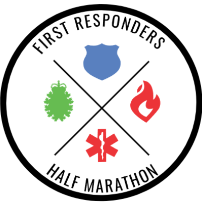 Official logo of 2026 Edmonton First Responders Half Marathon - marathon event in Edmonton, Canada 2026