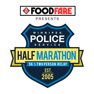 Official logo of 2026 Winnipeg Police Service Half Marathon - marathon event in Winnipeg, Canada 2026