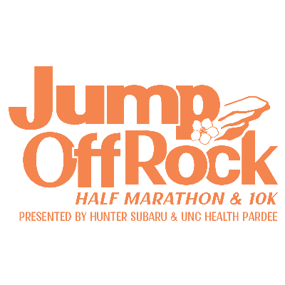 Official logo of 2026 Jump Off Rock Half Marathon - marathon event in Hendersonville, United States 2026