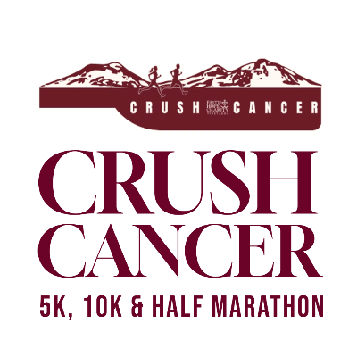 Official logo of 2026 Crush Cancer Half Marathon - marathon event in Terrebonne, United States 2026