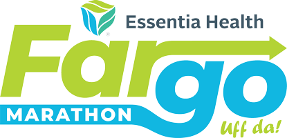 Official logo of 2026 Essentia Health Fargo Marathon - marathon event in Fargo, United States 2026