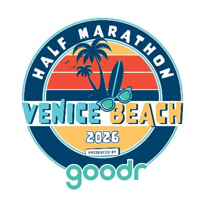 Official logo of 2026 Venice Beach Half Marathon - marathon event in Los Angeles, United States 2026