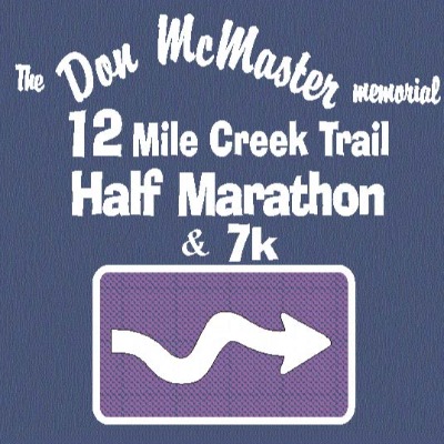 Official logo of The Don Mcmaster Memorial 12 Mile Creek Trail 2026 - marathon event in St. Catharines, Canada 2026