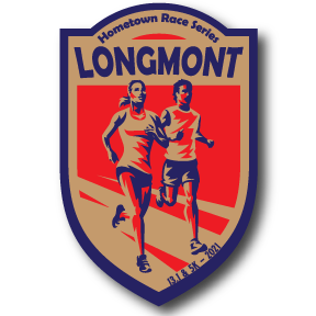 Official logo of Longmont Half and 5K 2026 - marathon event in Longmont, United States 2026