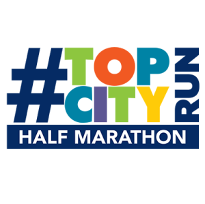 Official logo of TopCity Half Marathon 2026 - marathon event in Topeka, United States 2026