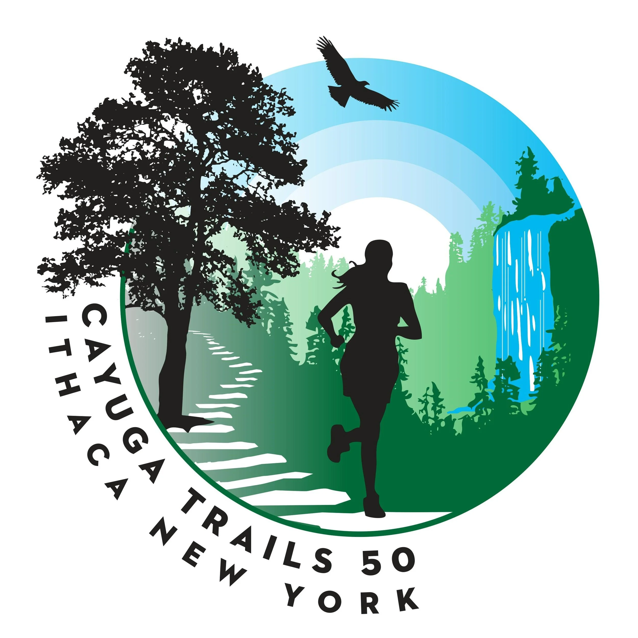 Official logo of Cayuga Trails 2026 - marathon event in Ithaca, United States 2026
